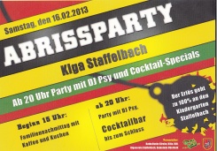 Abrissparty KiGa Staffelbach